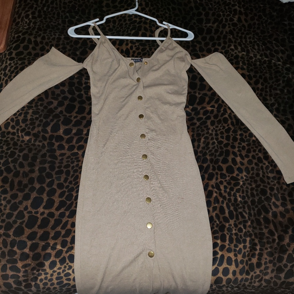 Fashion nova bodycon button down dress